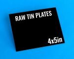 Zebra 4x5 Black Tintype Plates (Pack of 10)