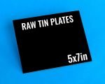 Zebra 5x7 Black Tintype Plates (Pack of 10)