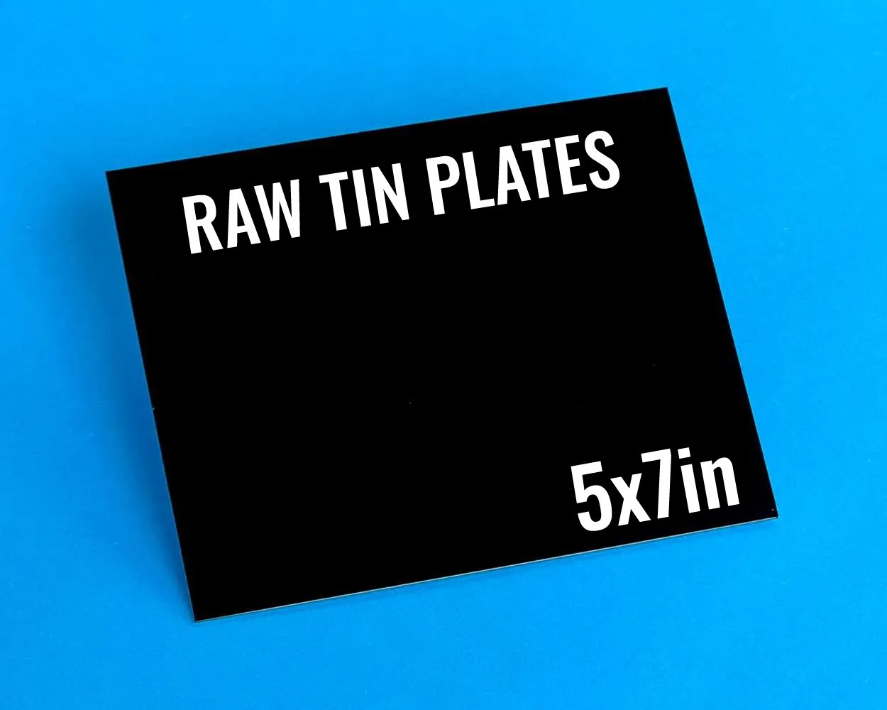 Raw-5x7-Black-Tintype-Plates-Wet-plate-Dry-Plate-Ferotype-phtoography-1 Zebra 5x7 Black Tintype Plates (Pack of 10) - Image 1