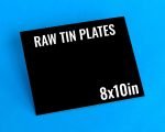 Zebra 8x10 Black Tintype Plates (Pack of 10)