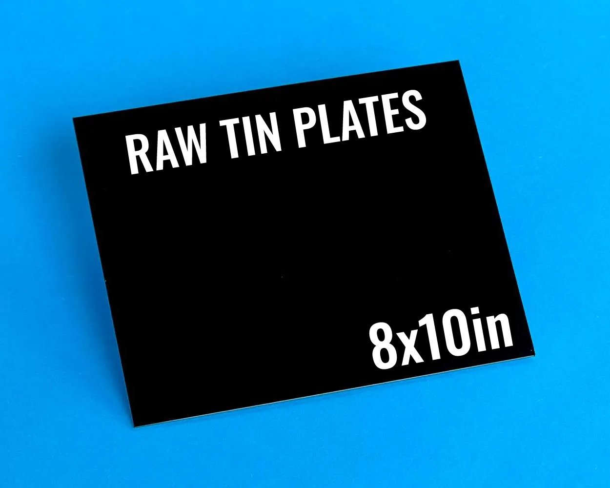Raw-8x10-Black-Tintype-Plates-Wet-plate-Dry-Plate-Ferotype-phtoography-1 Zebra 8x10 Black Tintype Plates (Pack of 10) - Image 1