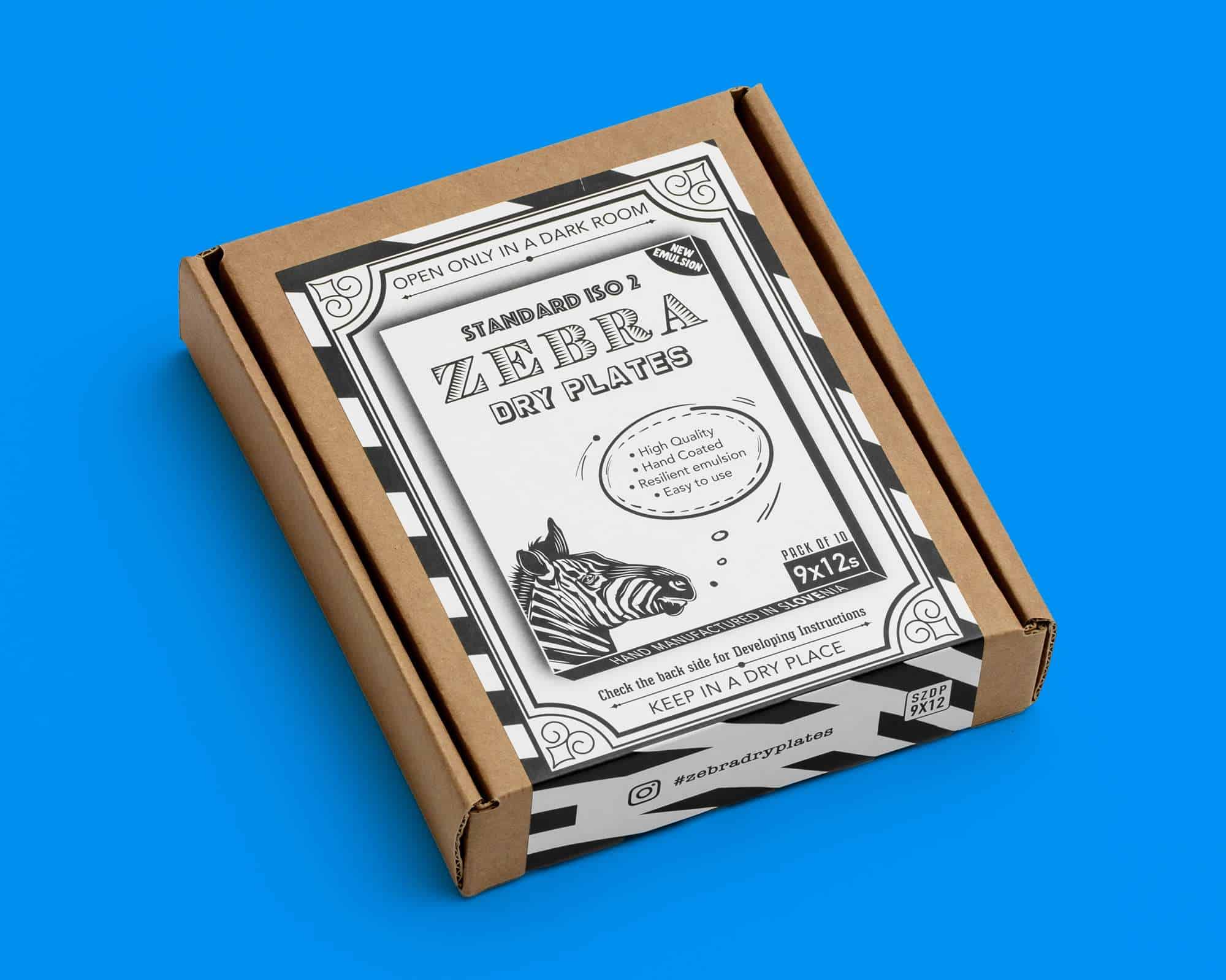 Zebra Standard 9x12 Dry Plates