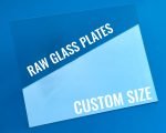 Custom Sized Zebra Raw Glass Plates