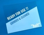 Zebra Ground & Cleaned - Ready For Use Clear "Half Plate" Glass Plates (Pack of 10)