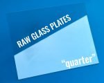 Zebra Raw "Quarter Plate" Glass Plates (Pack of 10)