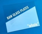 Zebra Raw "Whole Plate" Glass Plates (Pack of 5)