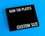 Custom Sized Zebra Raw Tintype Plates