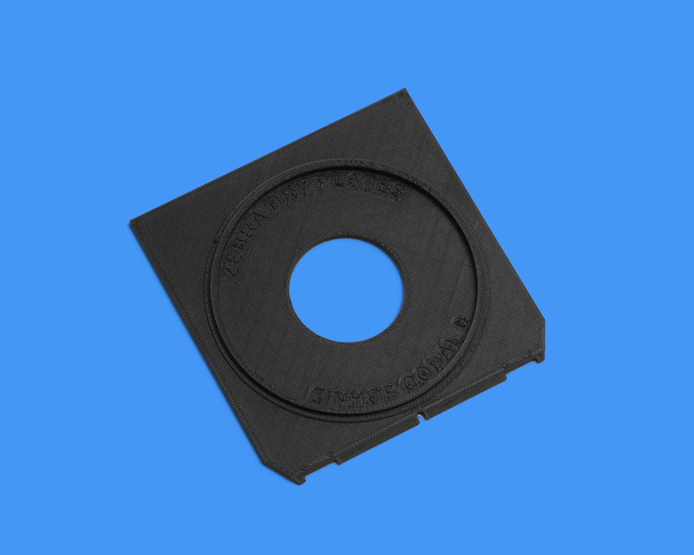 Zebra-Dry-Plates-Replacement-Lens-Boards-for-Linhof-Camera-Large-Format-Lens-Copal-0-1-Custom Linhof Technika 4x5 Camera Replacement Lens Board - Image 1