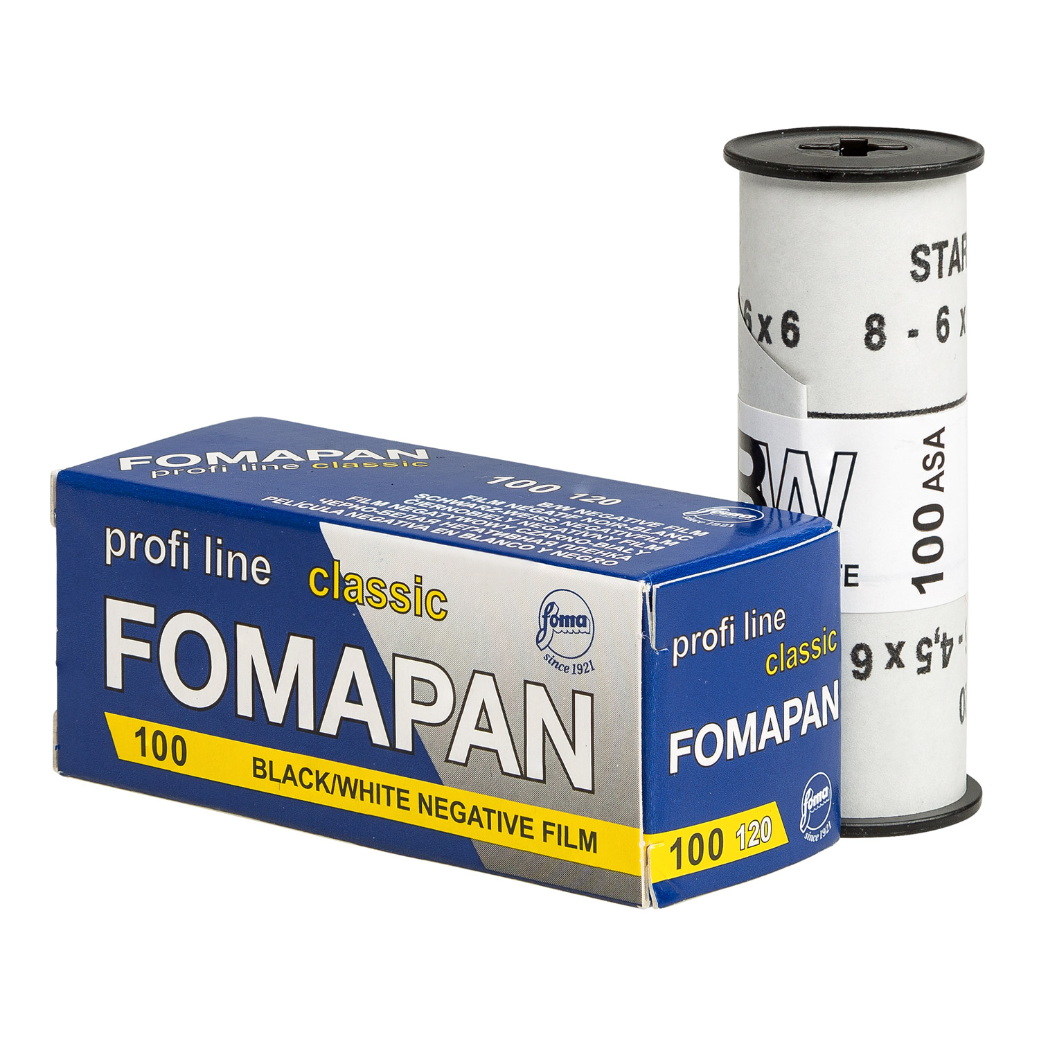 Fomapan_120_100_Rollfilm FOMA Fomapan 100: 120 Medium Format Film - Image 1