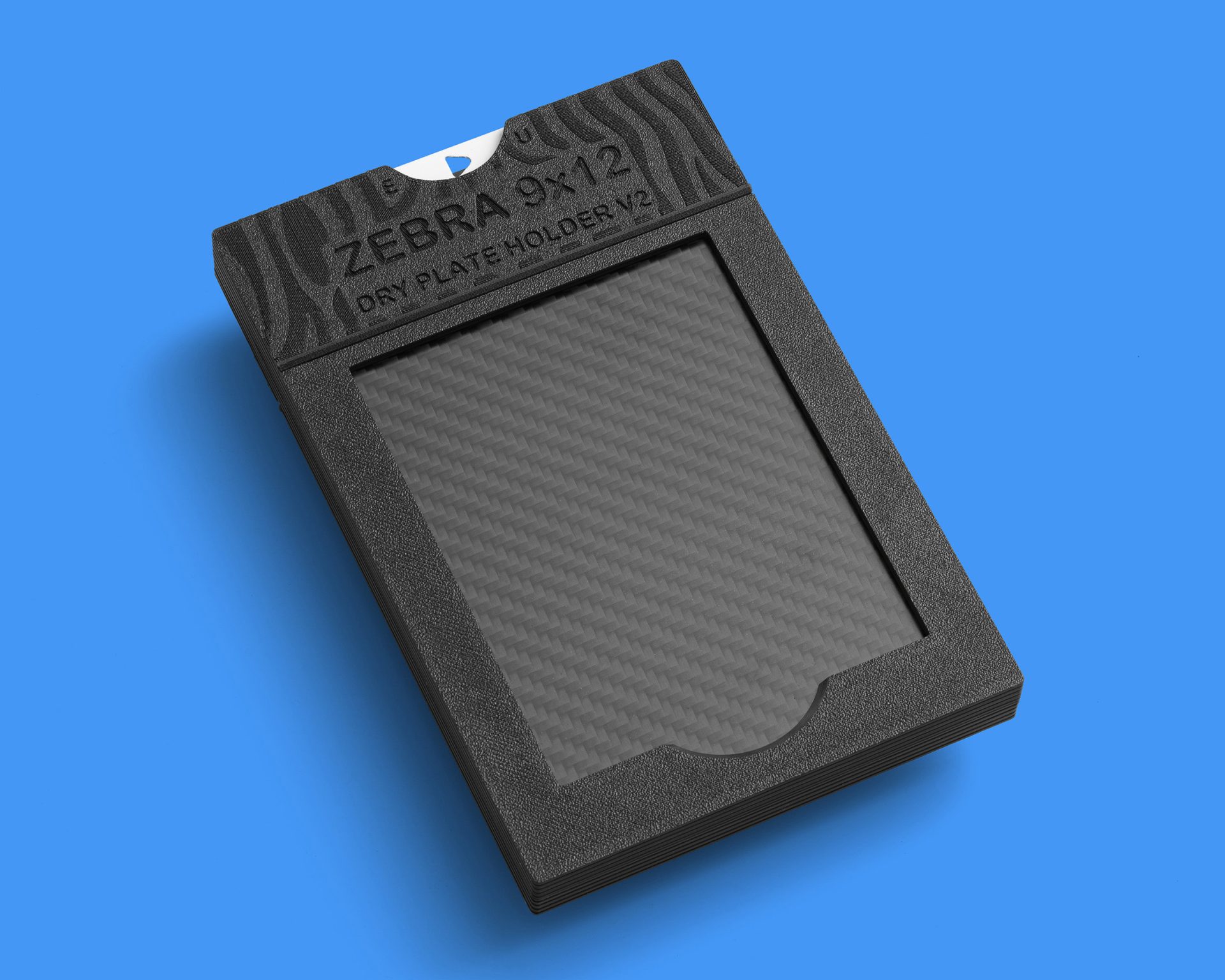 Zebra-9x12-Dual-Dry-Plate-Holder-v2 Zebra 9x12 Dual Glass Dry Plate Holder V2 - Image 1