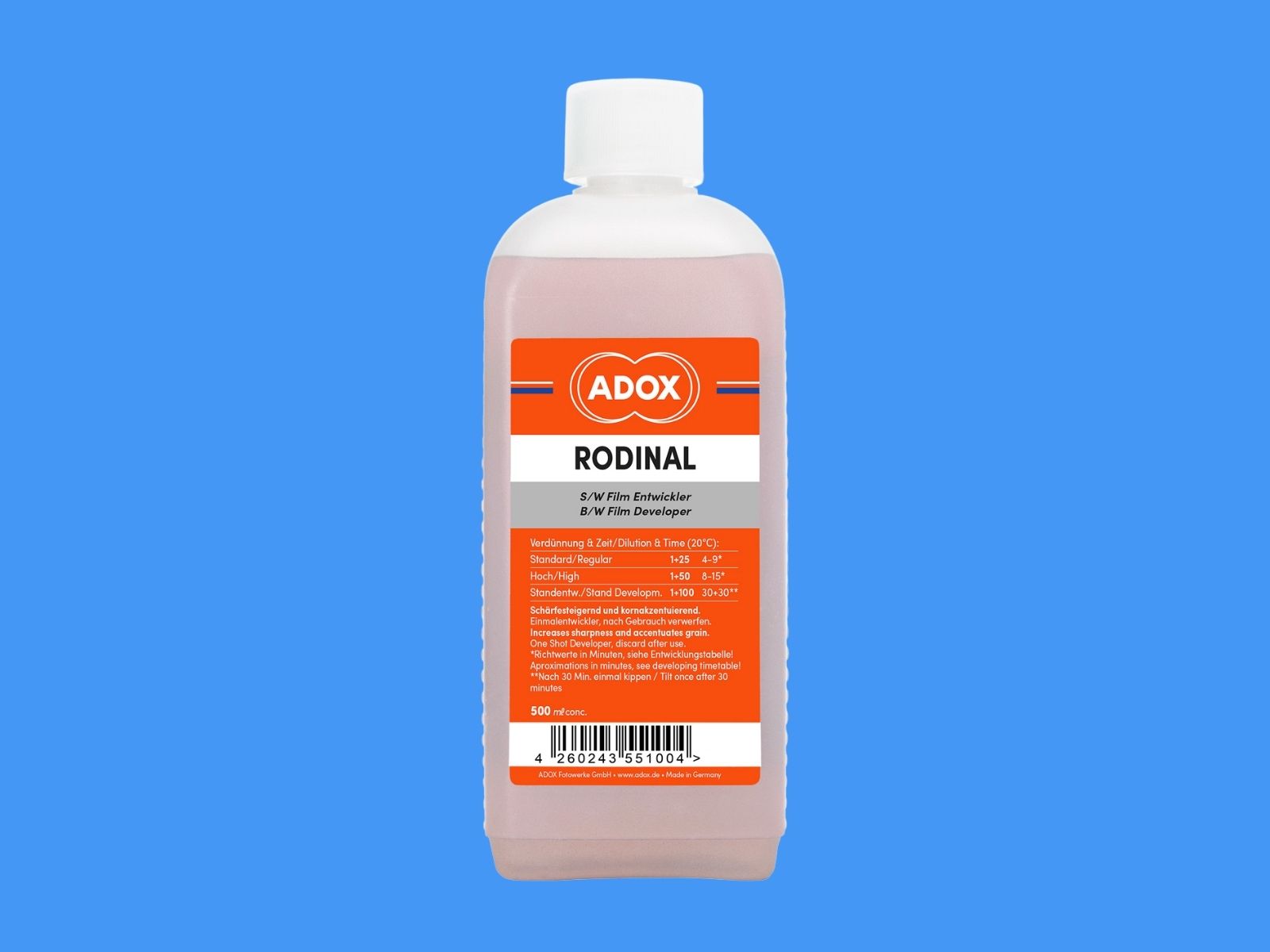 Zebra-Adox-Rodinal ADOX Rodinal 500 ml conc. - Image 1