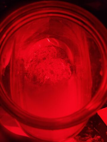 coarse reacted silver chunks