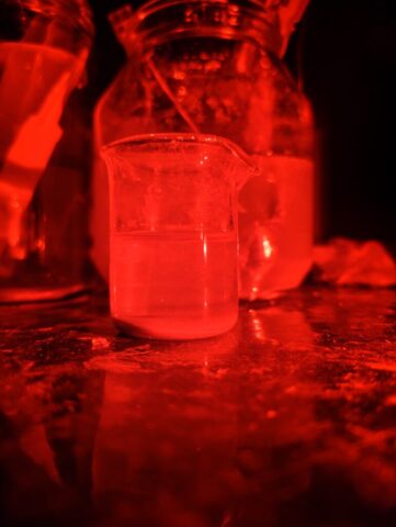 saparated and decanted AgCl