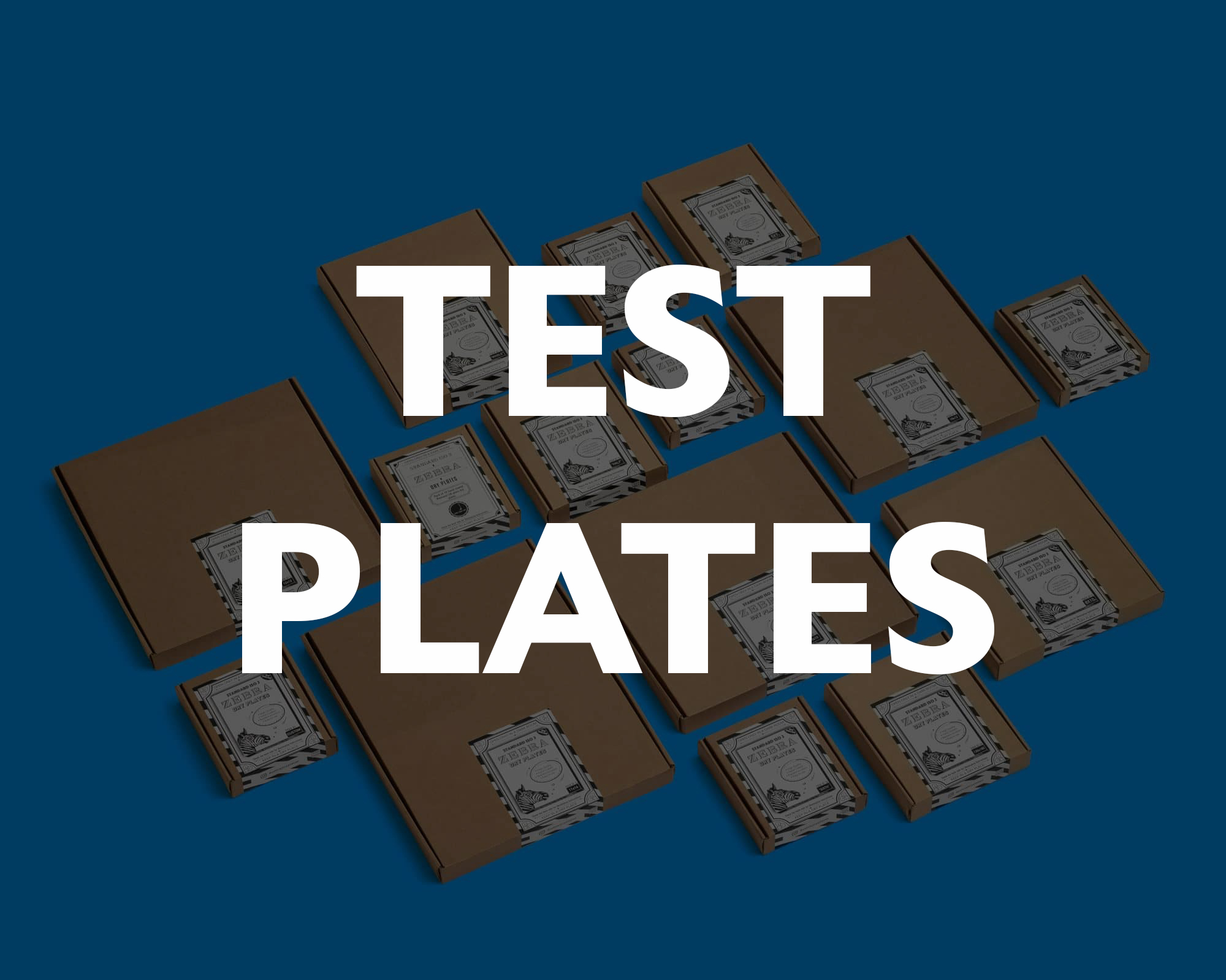 Full-range-of-TEST-zebra-glass-dry-plates-iso-2 Zebra TEST Black Glass Plates ISO 2 - Image 1
