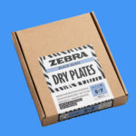 Zebra 5x7 Black Glass Dry Plates
