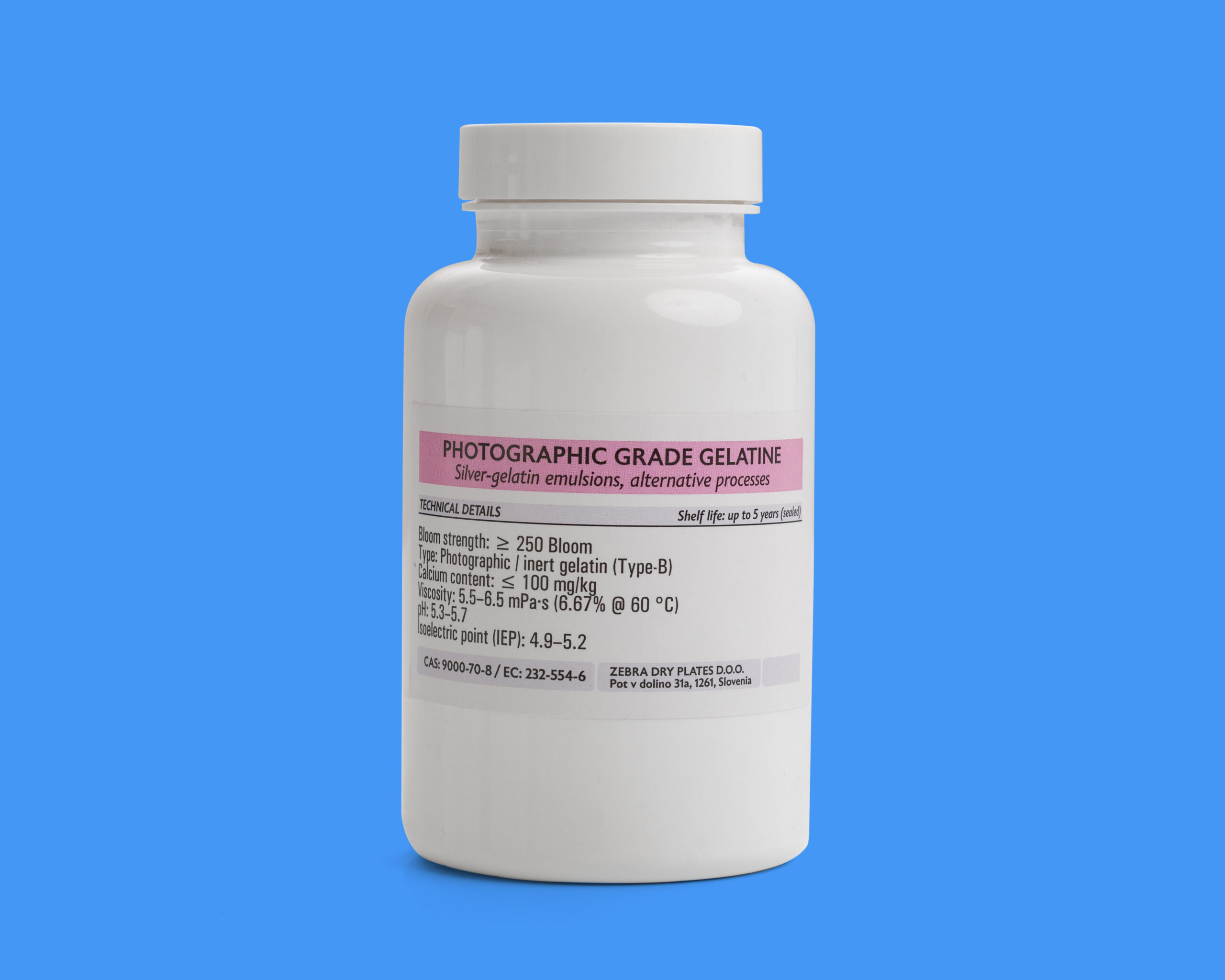 Zebra-Photographic-Grade-Gelatine-Bloom-250-Silver-Gelatine-Emulsion-Alternative-Printing-Processes Professional Photographic Gelatine - Image 1